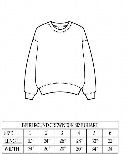 Black X - Ray crewneck