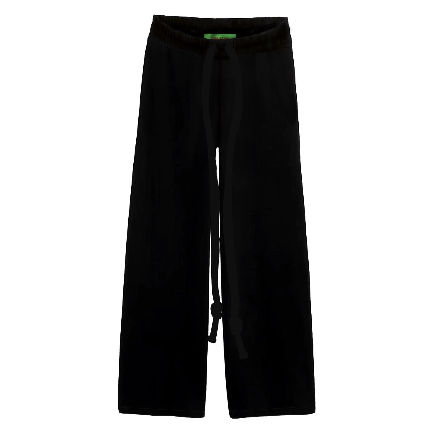 Black Blank wide leg Sweats