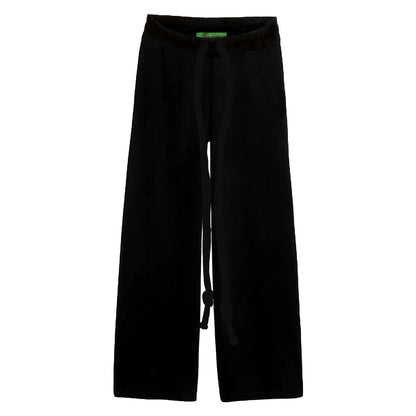 Black Blank wide leg Sweats