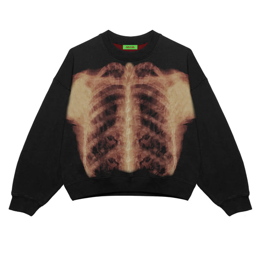 Black X - Ray crewneck