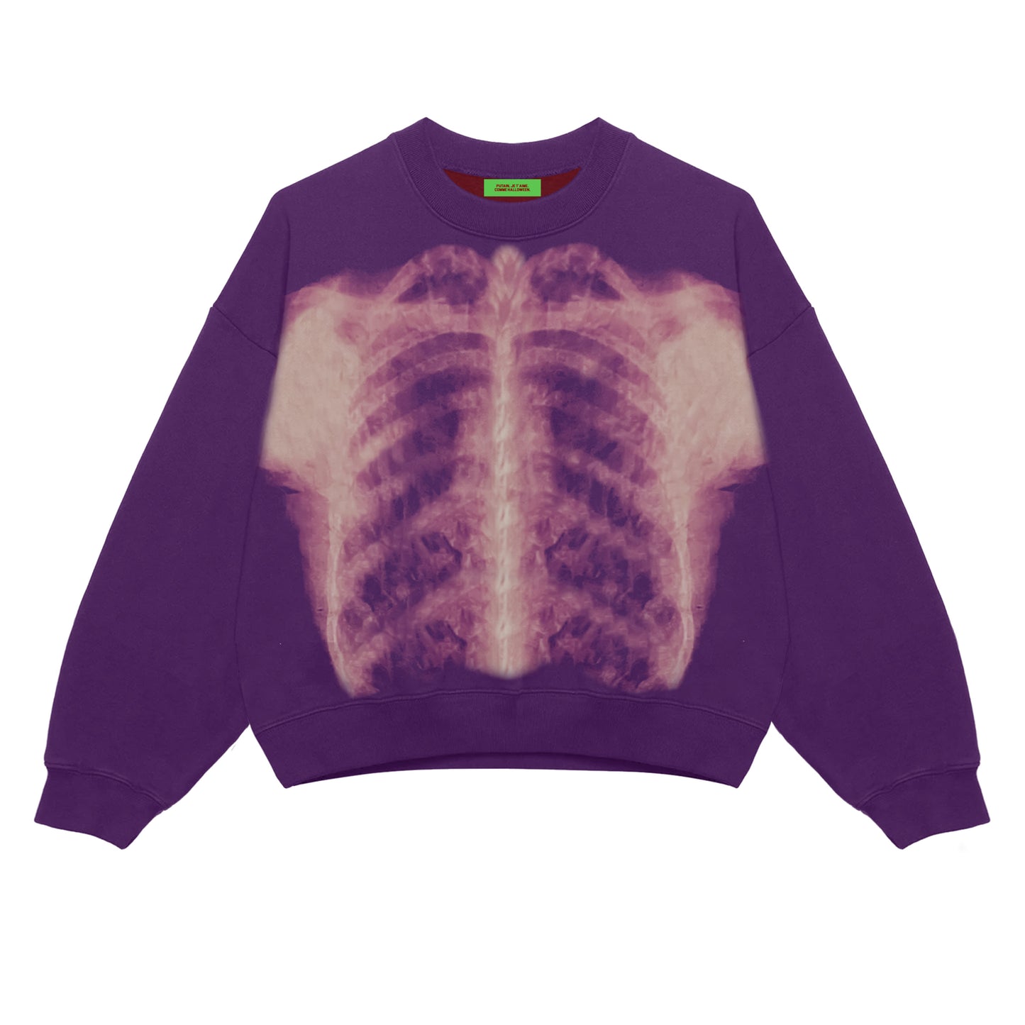 Purple X - Ray crewneck
