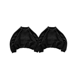 Black blank crewneck Two pack